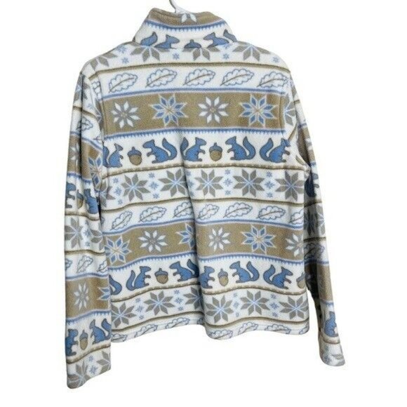 northern reflections  Size Medium mock neck half zip pullover - Picture 3 of 6